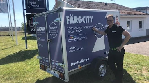 Freetrailer släputhyrning Färgcity Landskrona