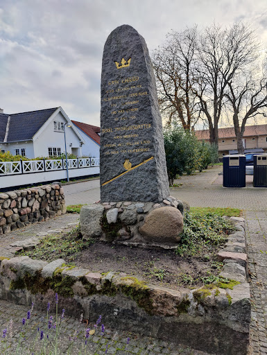 Memorial stone for Erik Ejegod