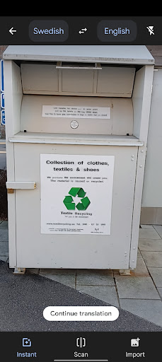 Textile &amp; shoe recycle